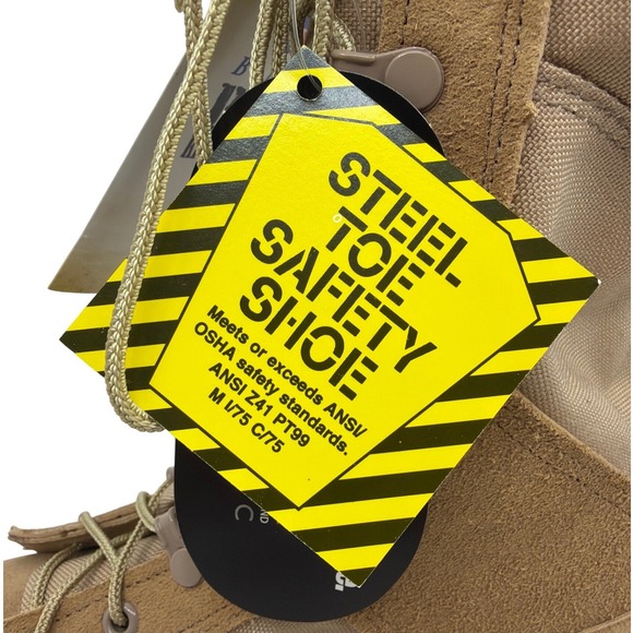 Belleville Steel Toe Boot Mens 12W Tan New Hot Weather Desert Military 300DES ST main image 9